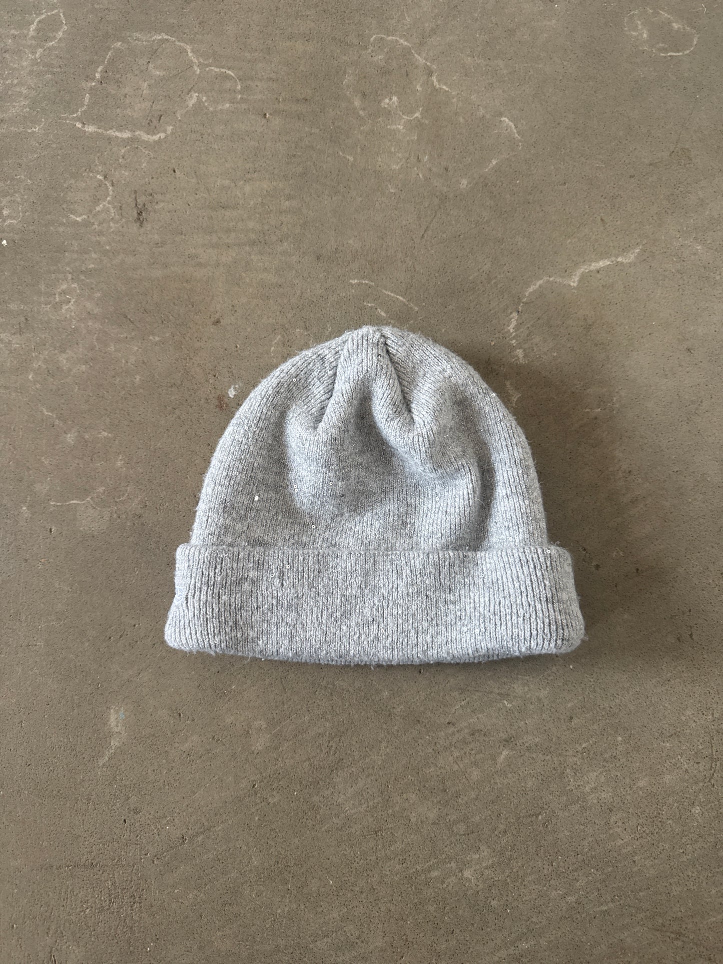 Supreme New Era Metallic Arc Grey Beanie