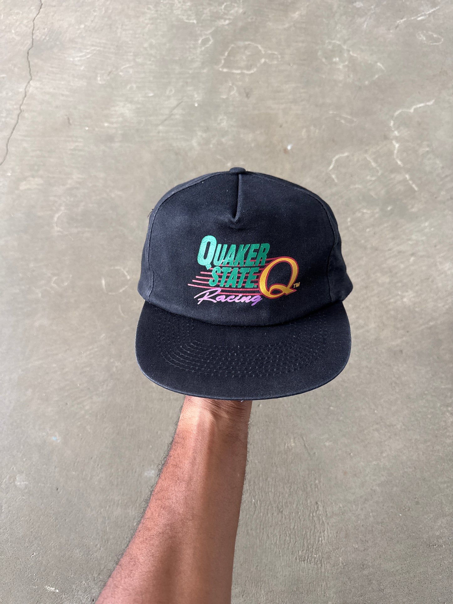 Vintage Quaker State Racing Snapback Hat