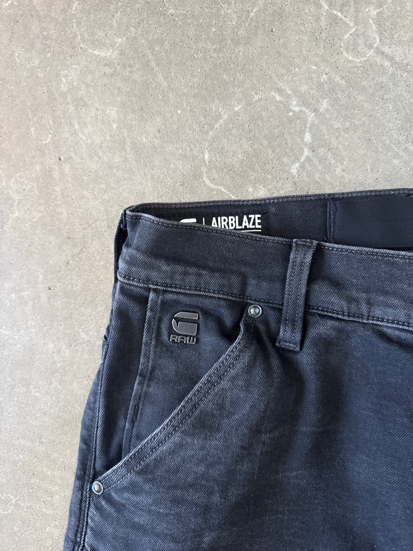 G-Star RAW Airblaze 3D Skinny Black Jeans