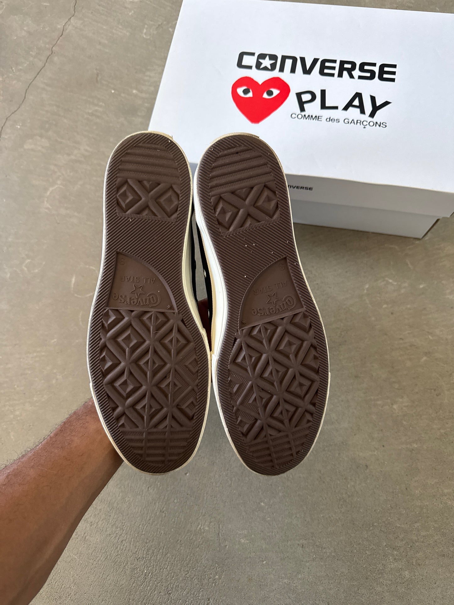 Converse Comme Des Garçons PLAY All Star 70 Hi Black
