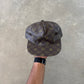 Vintage 90s Monogram Leather Designer Snap Back Hat