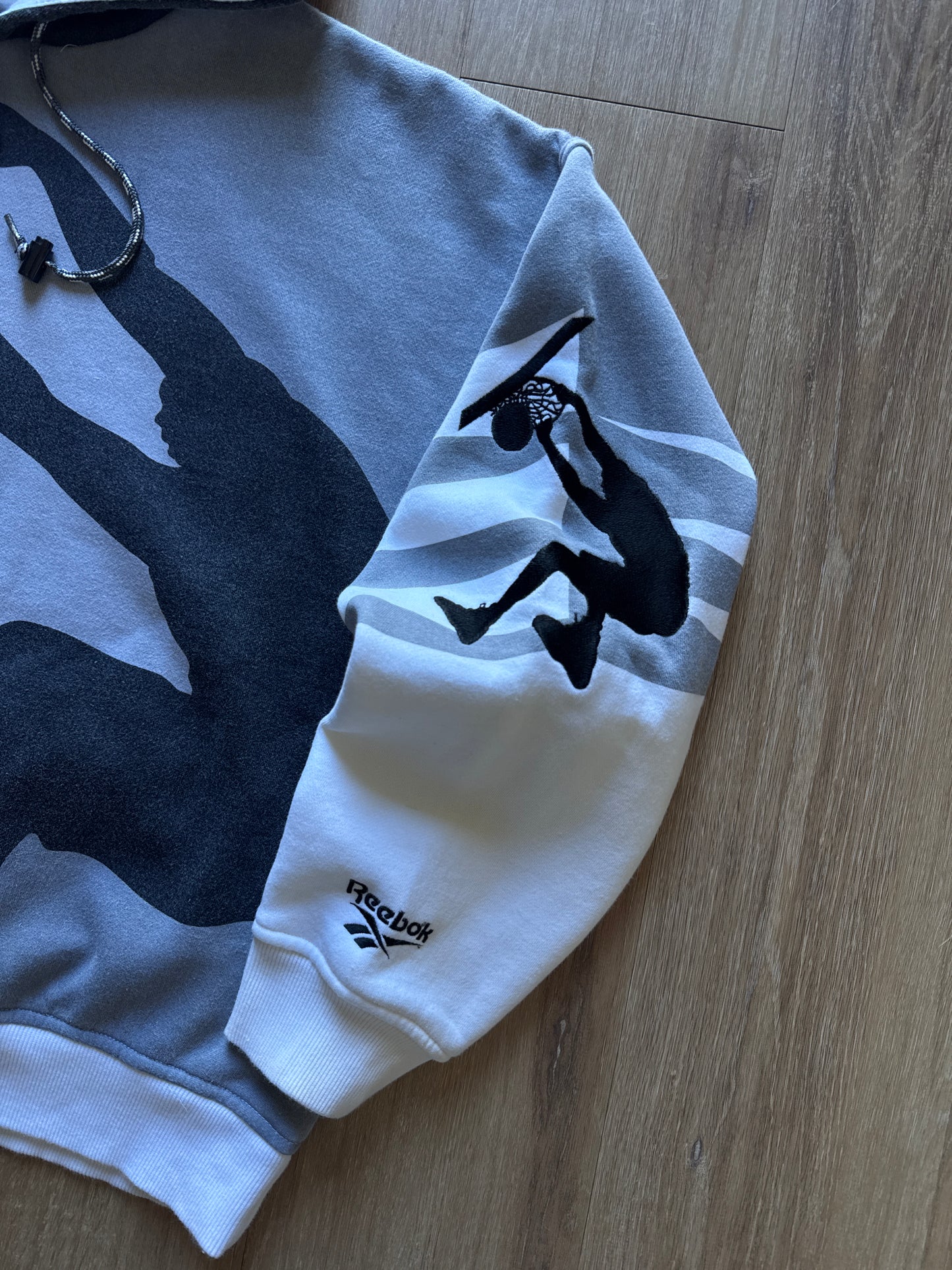 Vintage Reebok Shaq Shaquille O’Neal Dunk Logo Hoodie