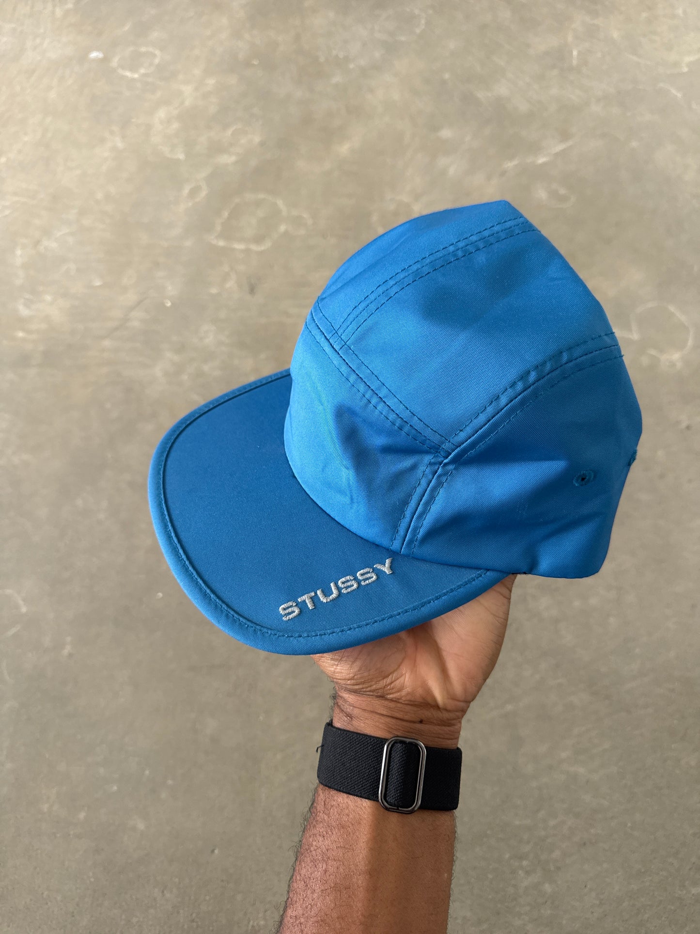 Stussy 5-Panel Blue Strap-Back Hat
