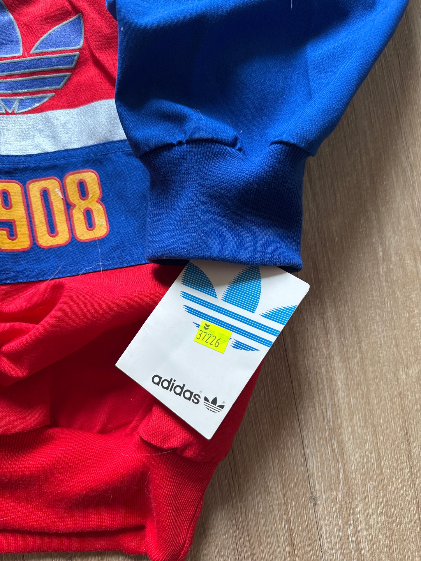 Vintage 80s Adidas Olympic Games London 1908 1948 Sweatshirt