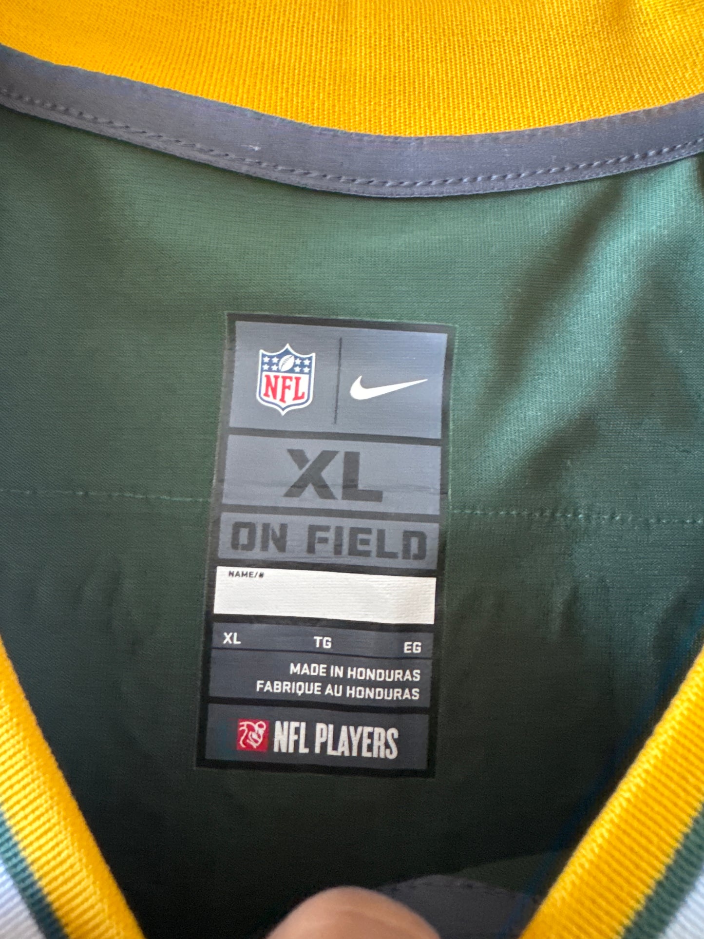Nike Green Bay Packers Aaron Rodgers Football Jersey