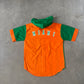 Vintage 90s University Of Miami Hurricanes Hooded Tee Shorts Set