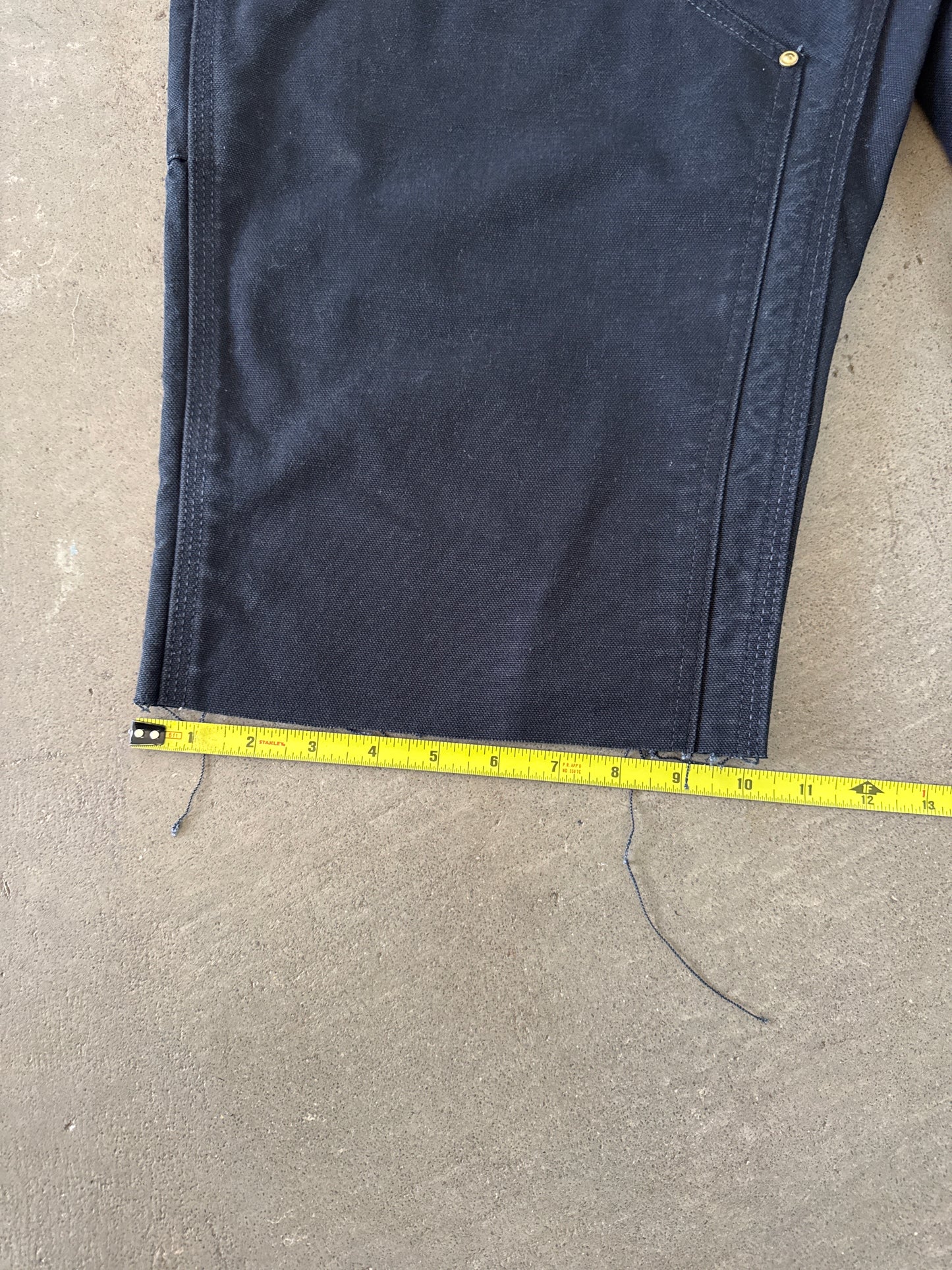 Carhartt Double Knee Long Black Shorts