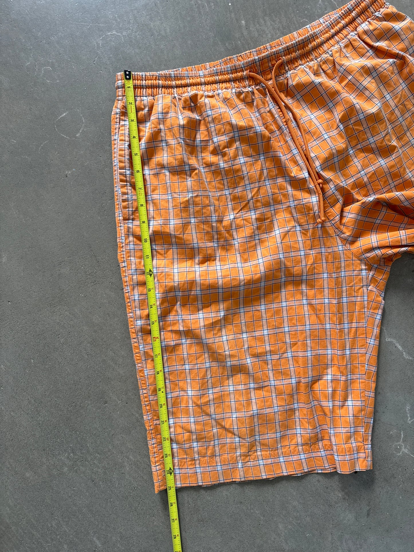 Vintage Southpole Plaid Baggy Long Shorts