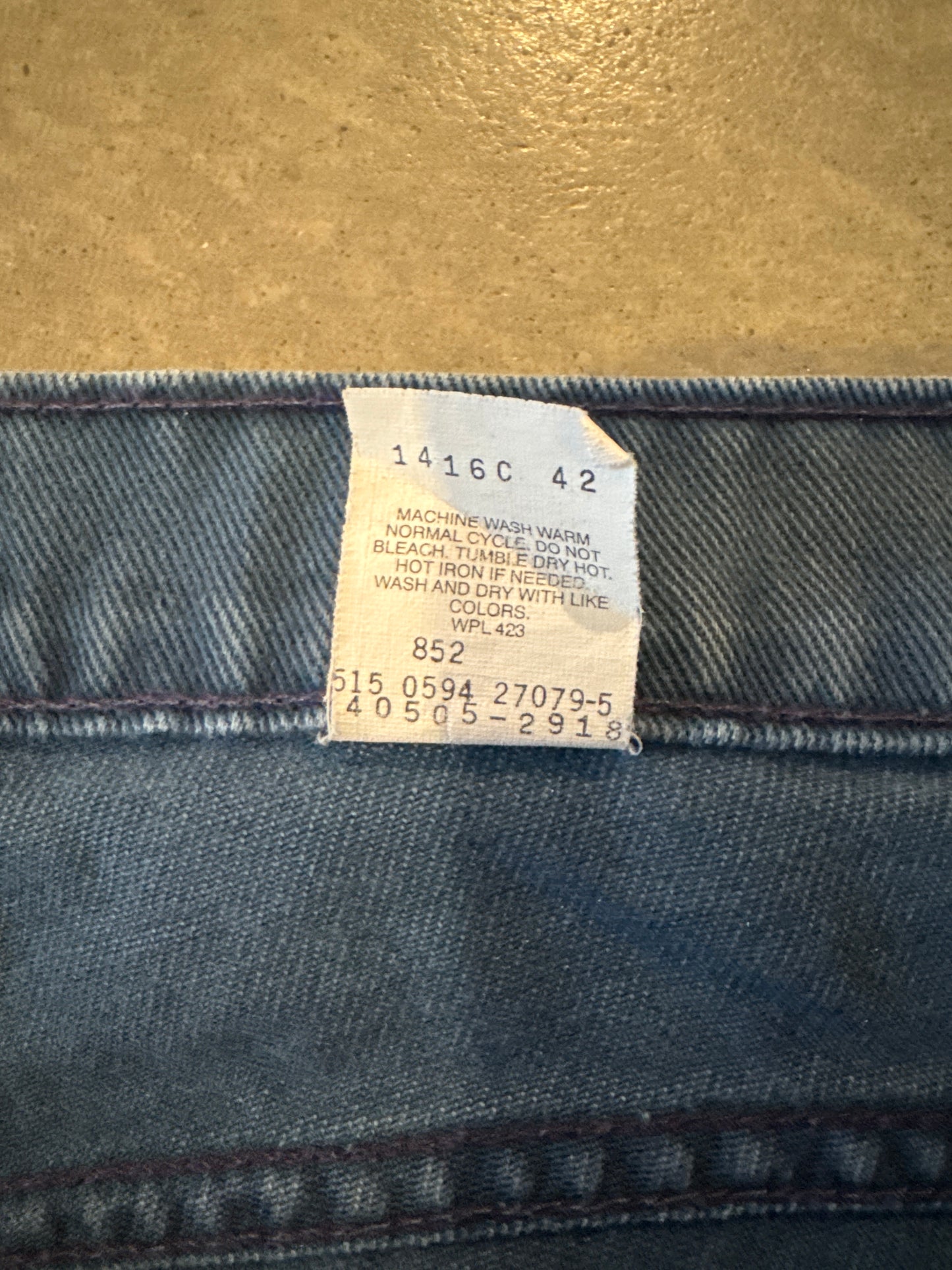 Vintage 1994 Levi’s 505 Orange Tab Navy Denim Jeans