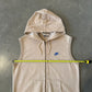 Vintage 80s Nike Blue Tag Sleeveless Terry Cloth Hooded Zip Up Vest