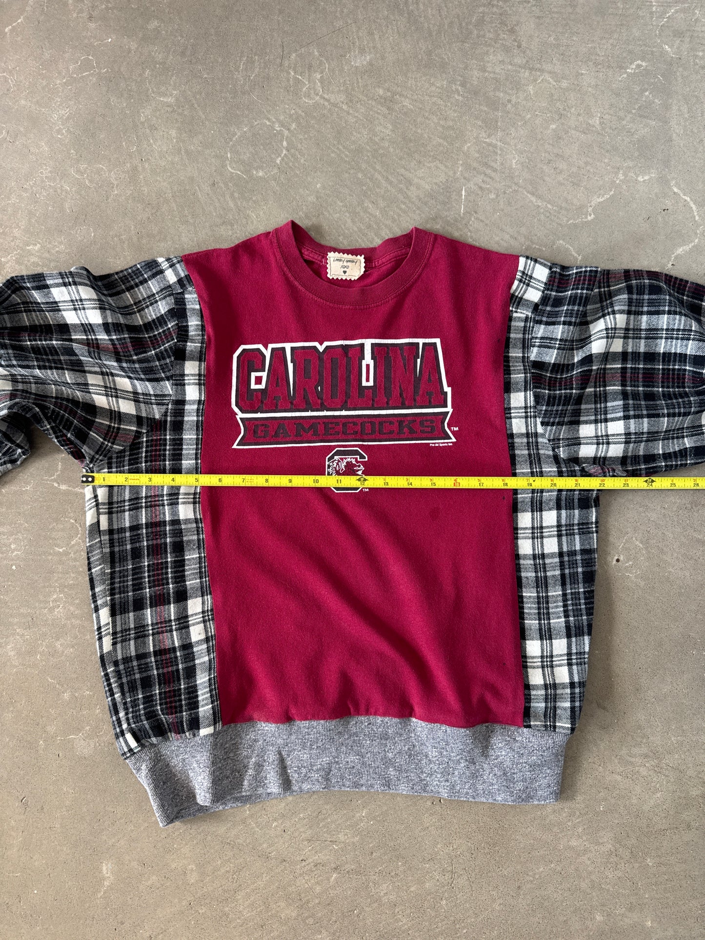 Women’s University Of South Carolina Gamecocks Upcycled Flannel Sweatshirt