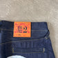 Evisu Japanese Green Wave Art Selvedge Denim Jeans