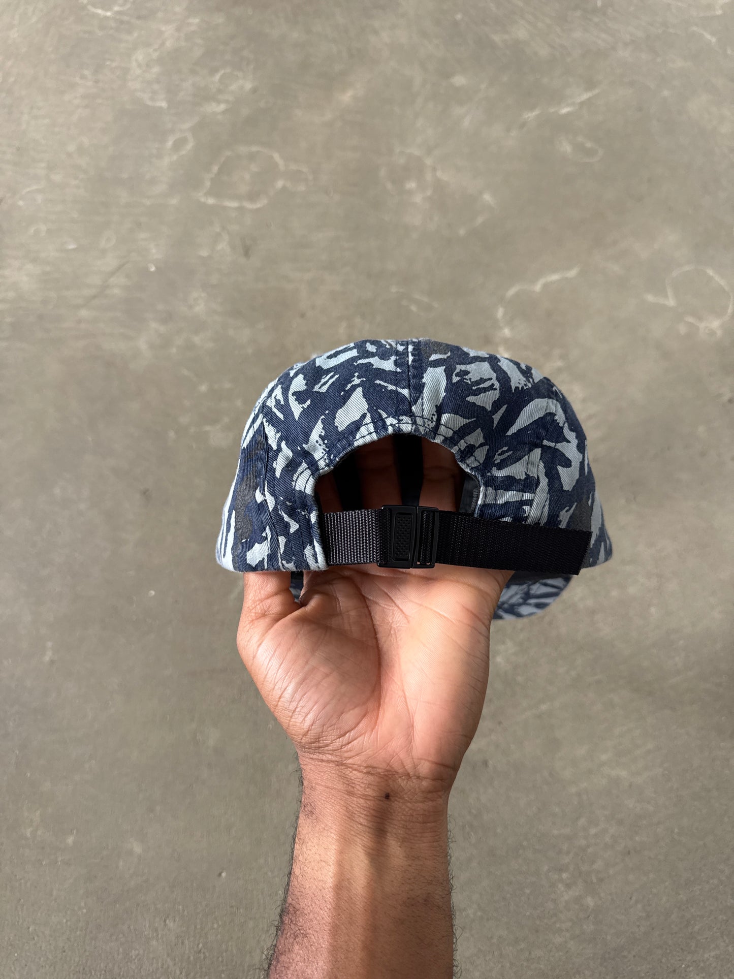 Supreme Reed Blue 5-Panel Camp Cap Hat (SS13)