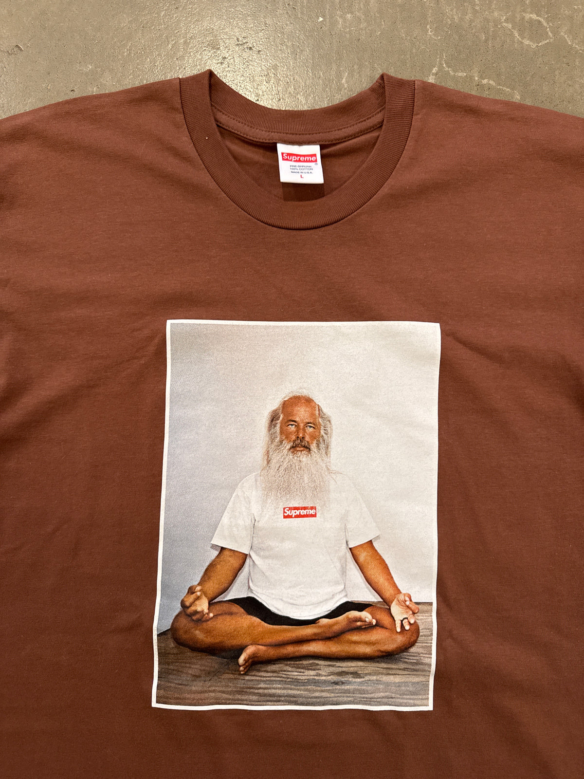 Supreme Rick Rubin Brown Tee (FW21)