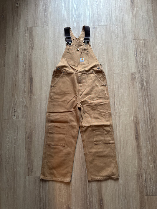 Youth Vintage Carhartt Double Knee Overall Pants