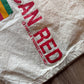 Vintage 1991 La Trenzz Jamaican Ganja Weed Ashui Red Rasta Reggie Hooded Shirt & Shorts Set