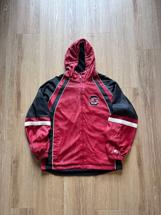 Vintage Youth Starter University Of South Carolina Gamecocks Cracked Leather Jacket