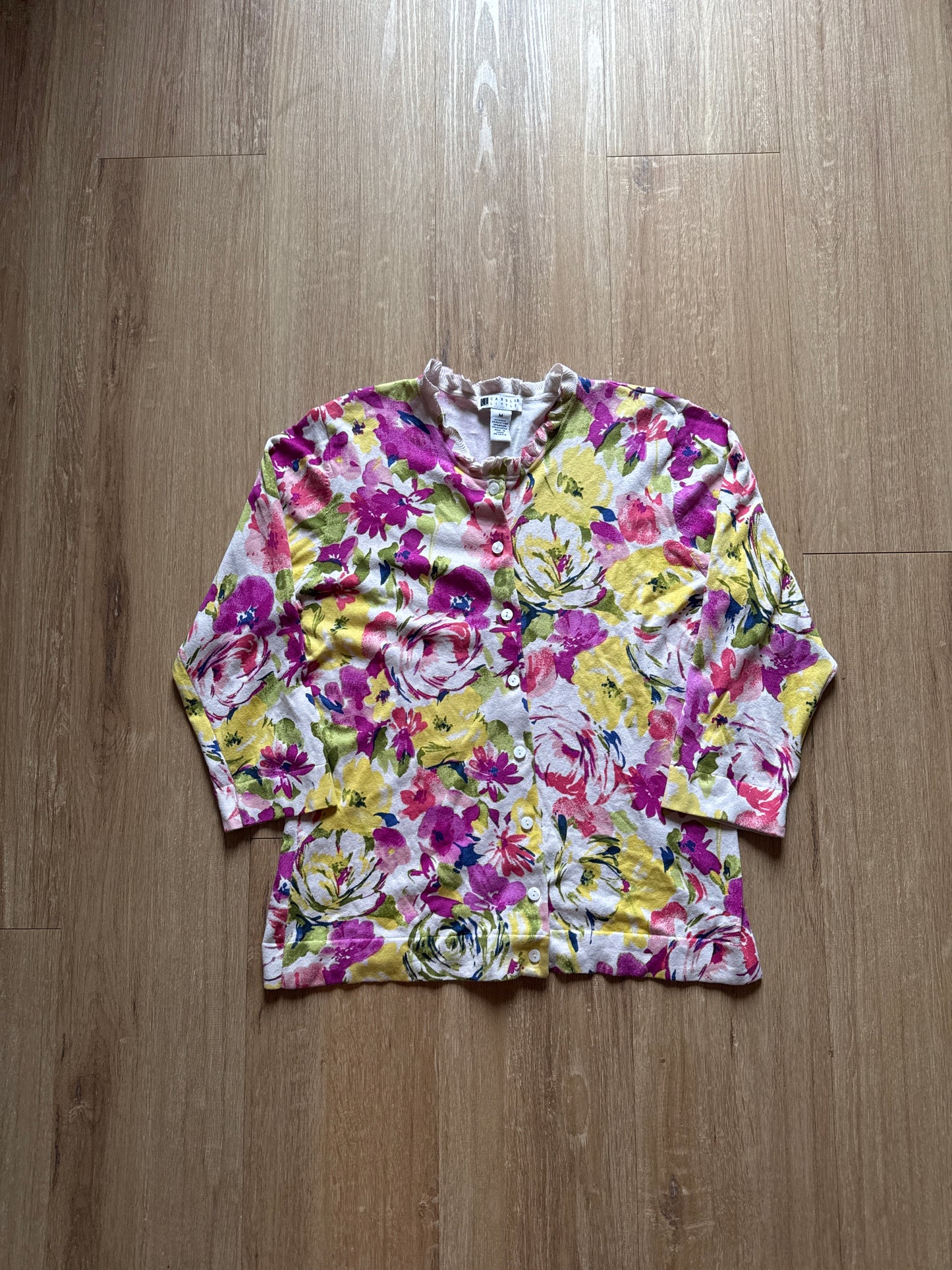 Vintage Women’s Carole’s Little Floral Button Up Blouse