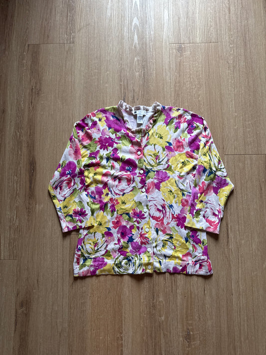 Vintage Women’s Carole’s Little Floral Button Up Blouse
