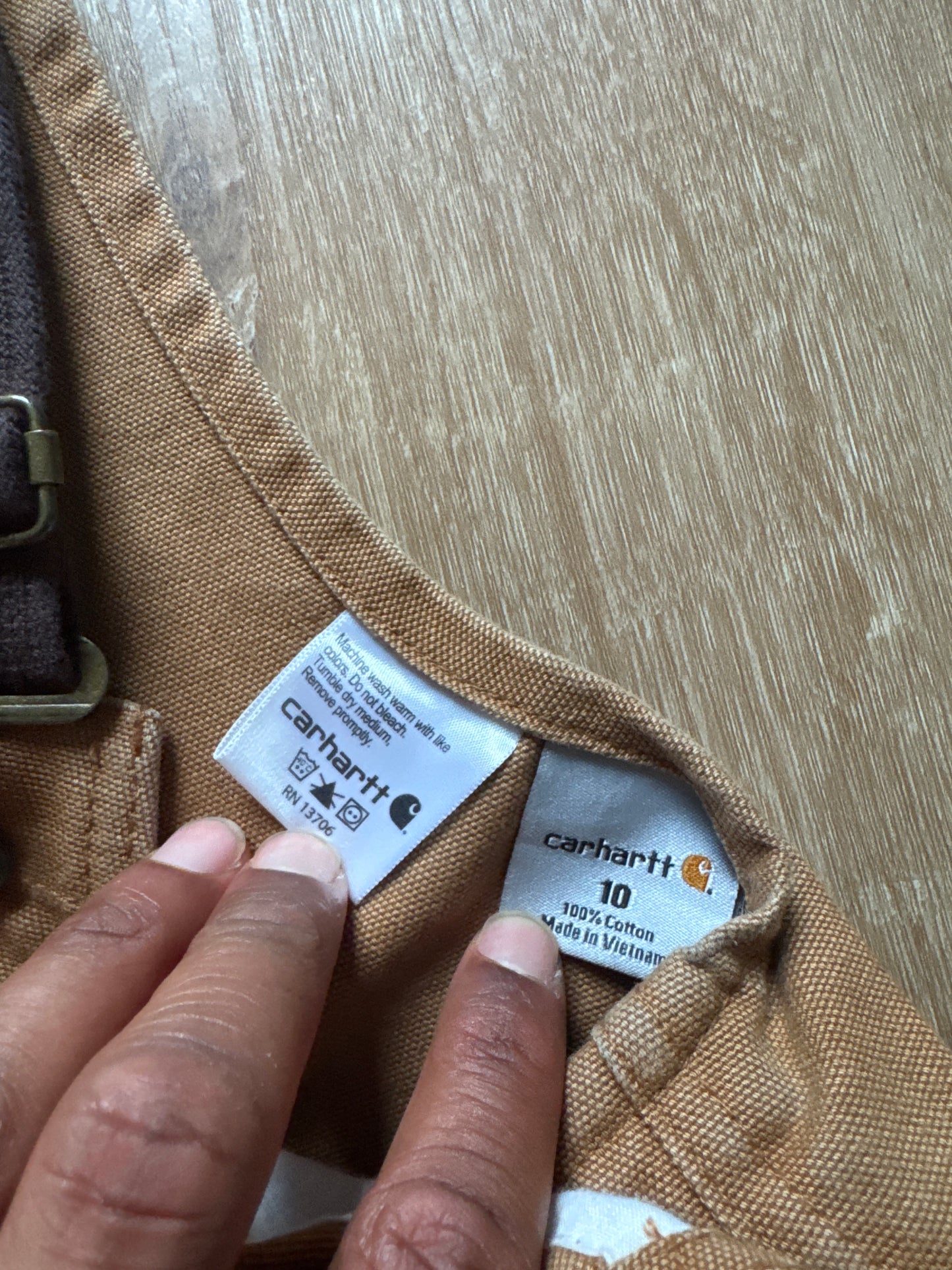 Youth Vintage Carhartt Double Knee Overall Pants