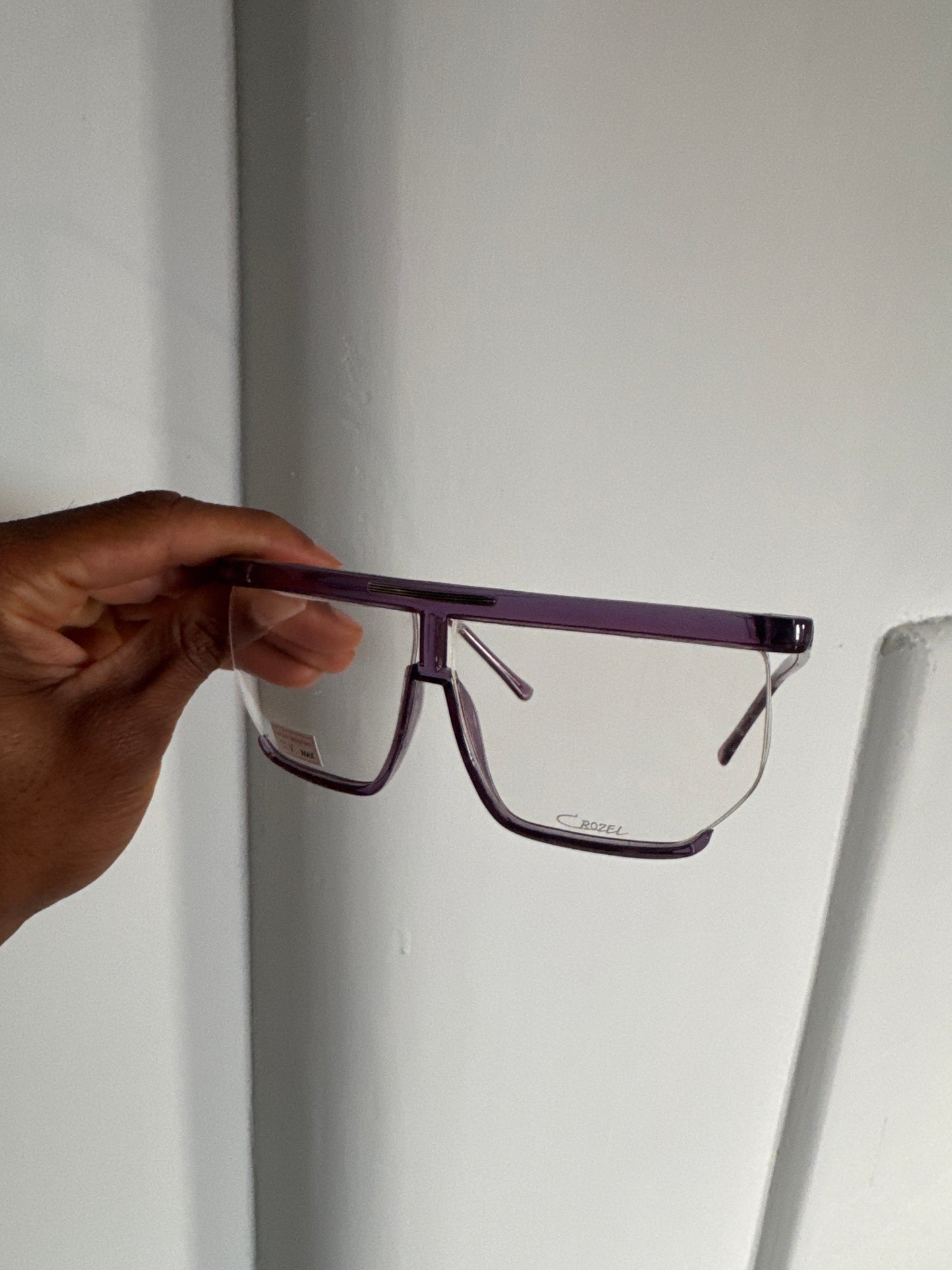 Vintage 90s Crozel Hip Hip Style Purple Glasses