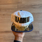 Vintage 90s Oakland Raiders Metal Plate Snap Back Hat
