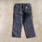 Carhartt Women’s Relaxed Fit Faded Black Double Knee Carpenter Pants