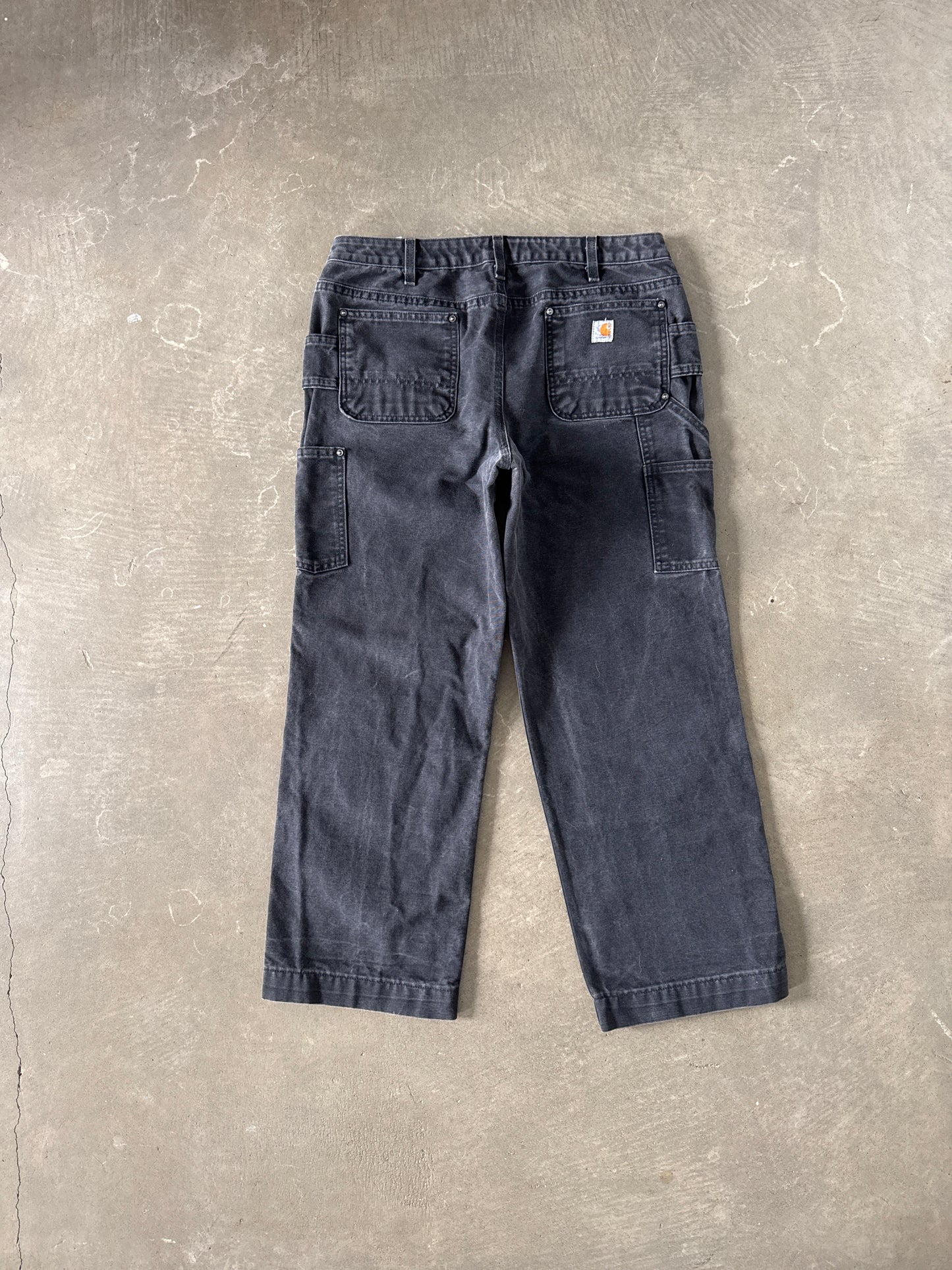 Carhartt Women’s Relaxed Fit Faded Black Double Knee Carpenter Pants