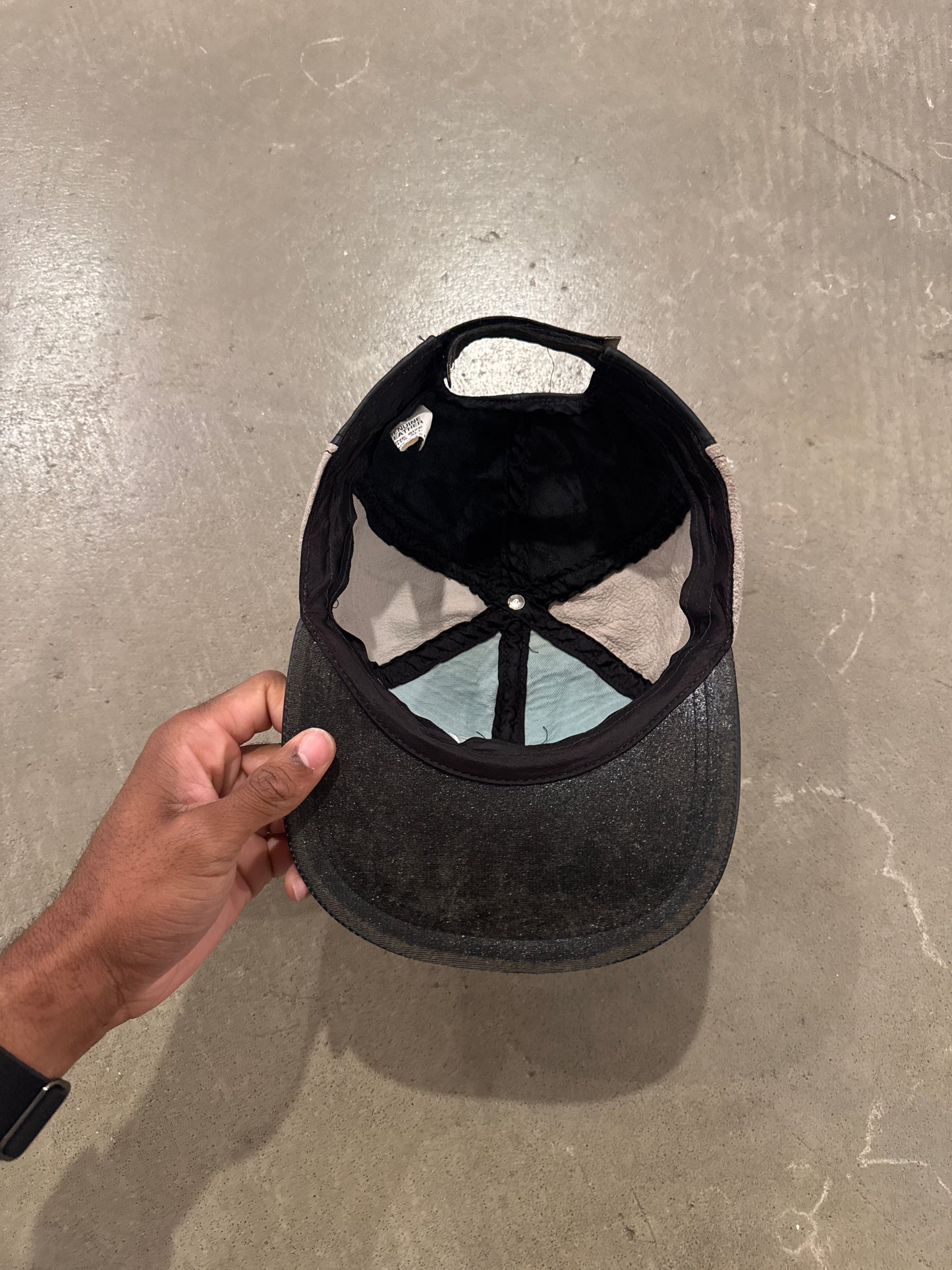 Vintage Los Angeles Kings Genuine Leather Snapback Hat