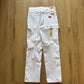 Vintage Dickies Relaxed Fit Straight Leg White Painters Carpenter Pants