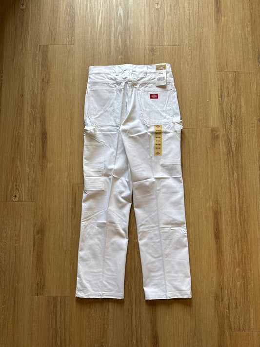 Vintage Dickies Relaxed Fit Straight Leg White Painters Carpenter Pants