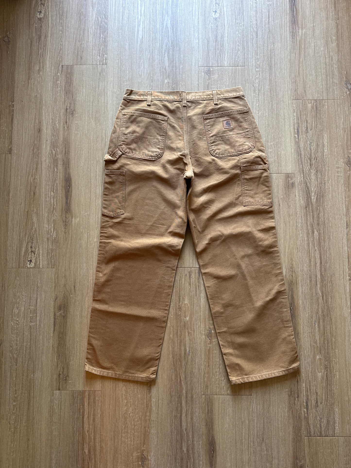 Vintage Carhartt Dark Tan Original Dungaree Carpenter Pants