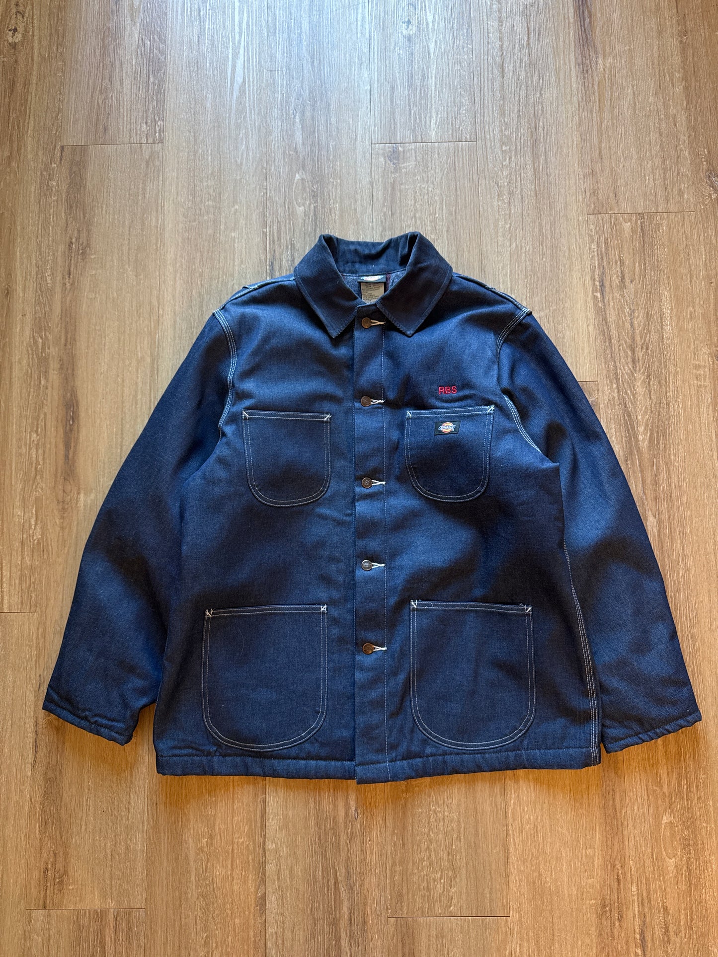 Vintage Dickies Blanket Lined Denim Chore Coat