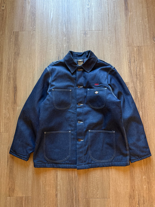 Vintage Dickies Blanket Lined Denim Chore Coat