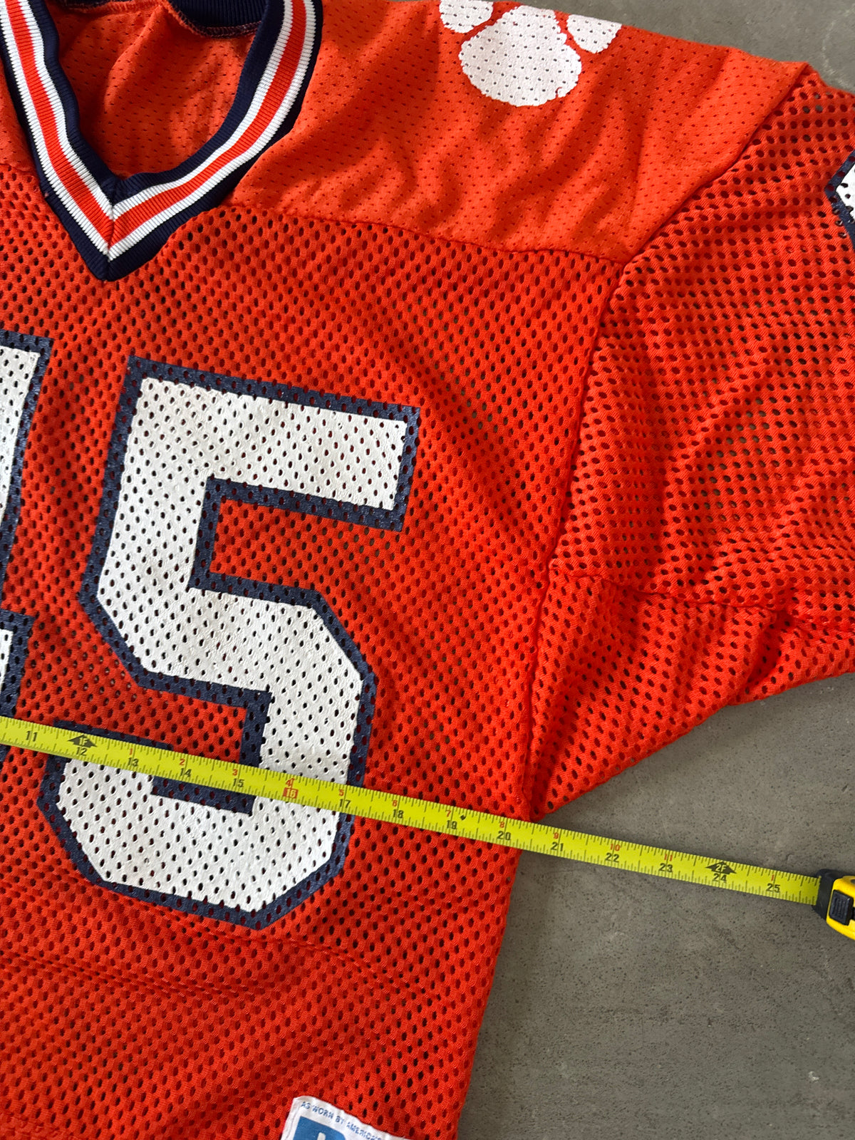 Vintage 90s Russell Athletic Clemson University Tigers Football Jersey
