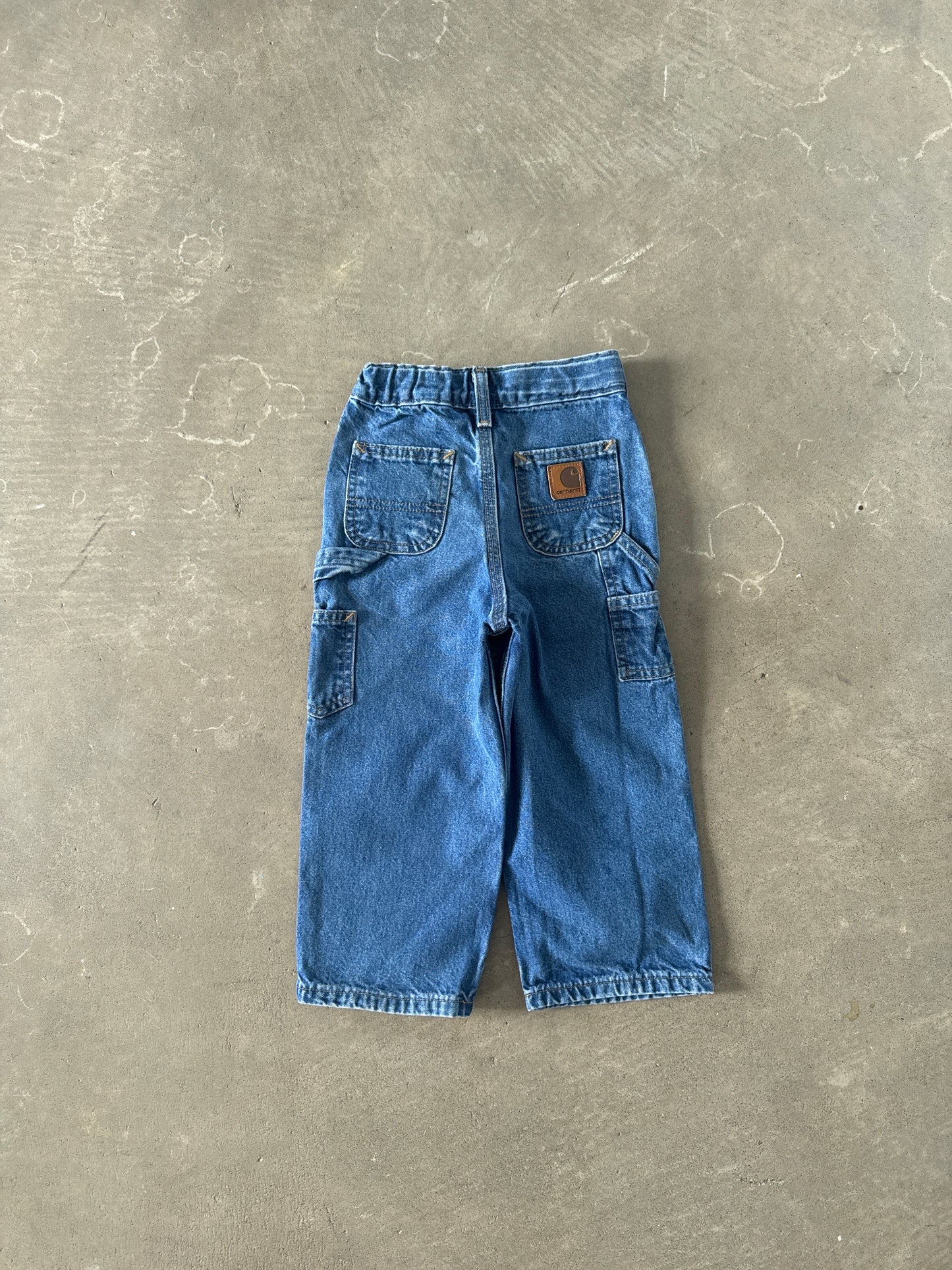 Carhartt Toddler Dungaree Fit Dark Washed Denim Jeans