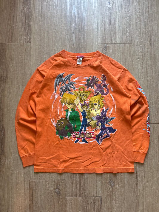 Vintage 1996 Youth Yu-Gi-Oh! Let’s Duel Long Sleeve Tee