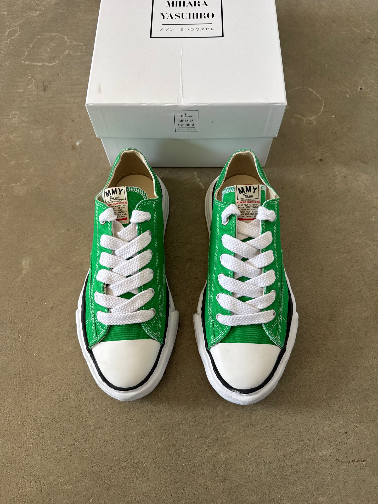 Maison Mihara Yasuhiro Peterson 23 OG Sole Canvas CL Green