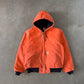 Vintage Carhartt Blaze Orange Active Hooded Work Jacket