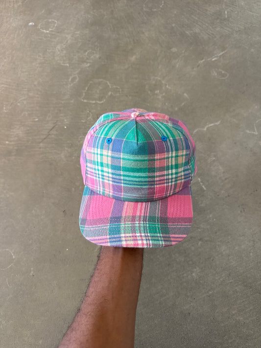 Jose Wong World ABCD Plaid Snapback Hat