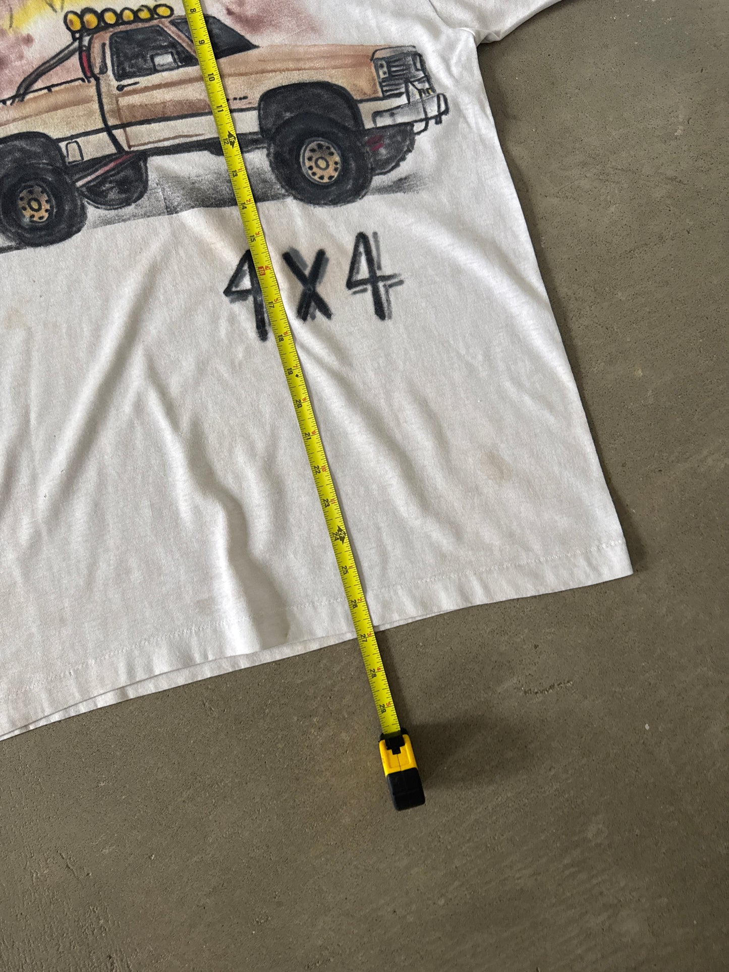 Vintage 80s 4x4 Off Road Lifted Square Body Truck Tee