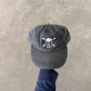 Vintage 90s Skull & Crossbones Strapback Skateboard Hat
