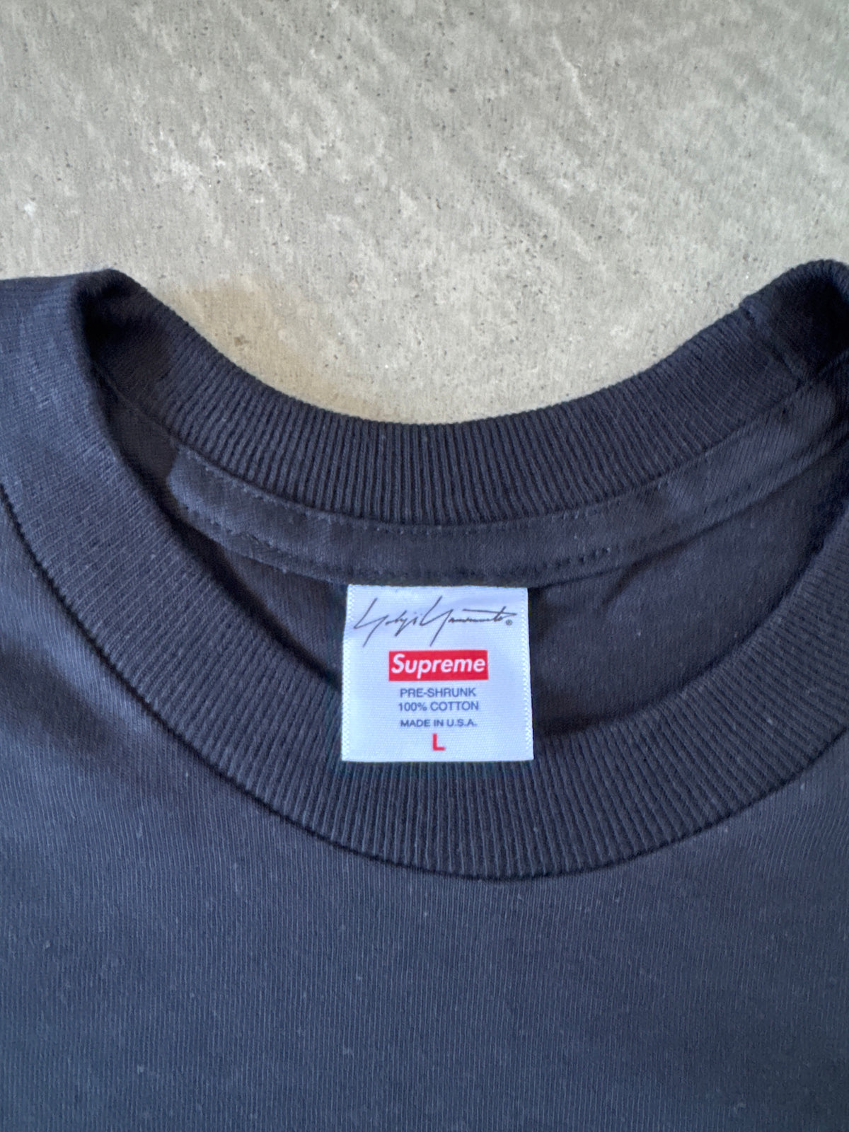 Supreme Yohji Yamamoto Game Over Black Tee