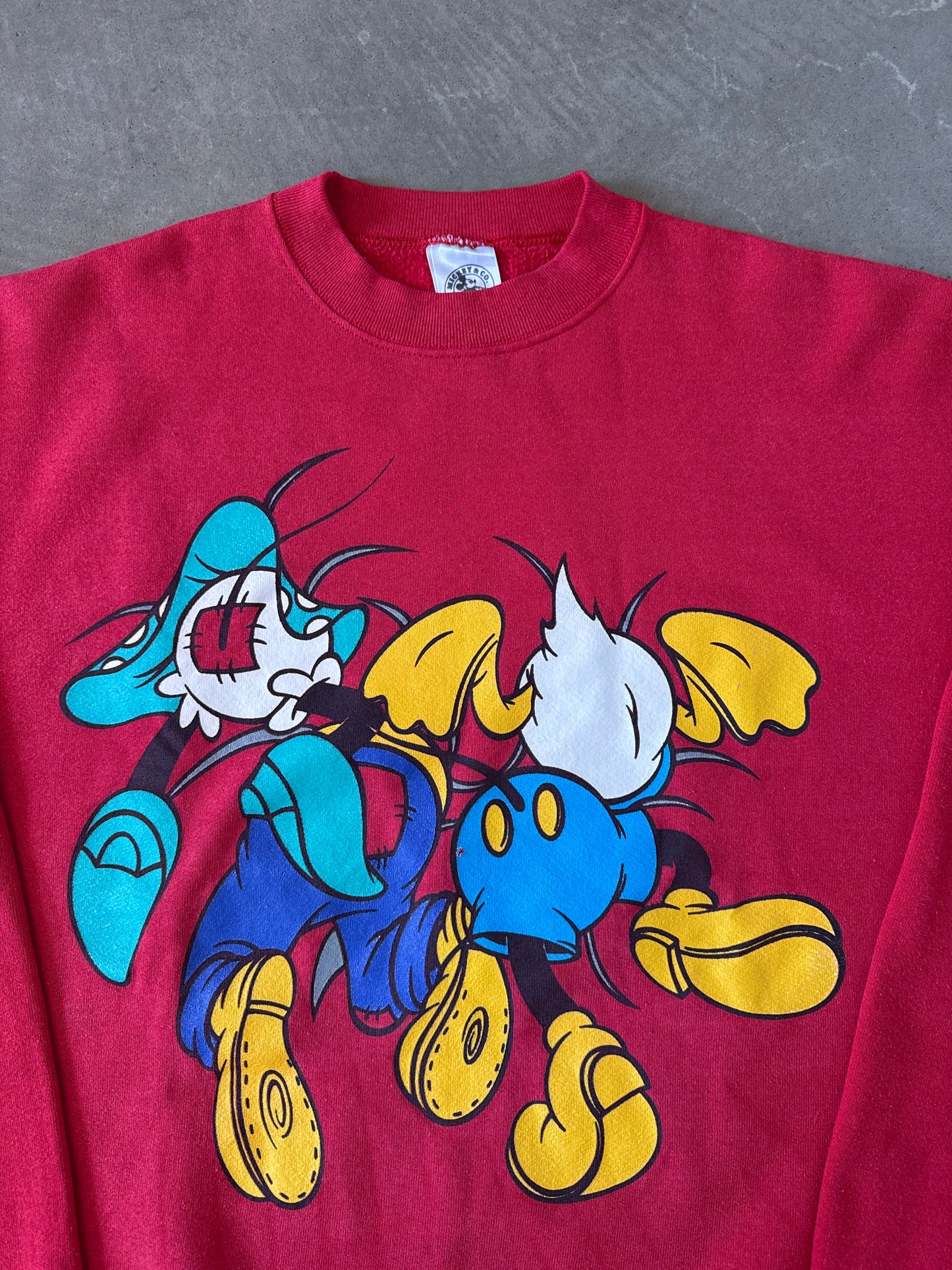 Vintage 90s Mickey Mouse & Co Break Threw Sweatshirt