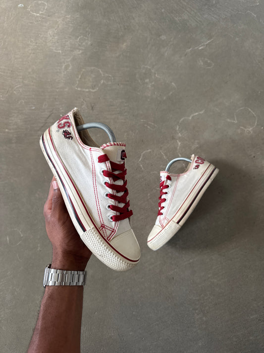 Vintage University Of South Carolina Gamecocks Canvas Converse Style Shoes