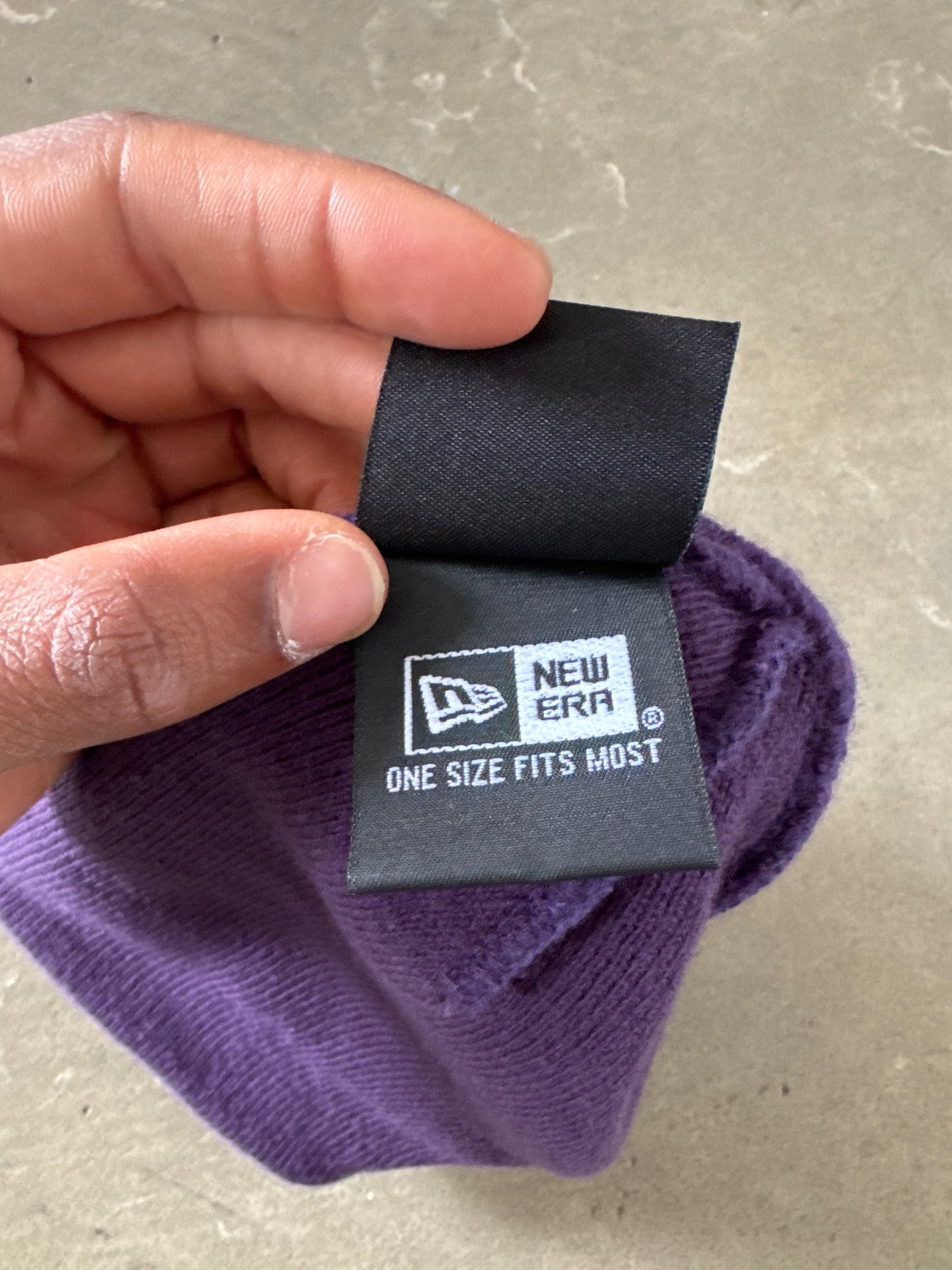 Supreme New Era Box Logo Dark Purple Beanie (FW23)