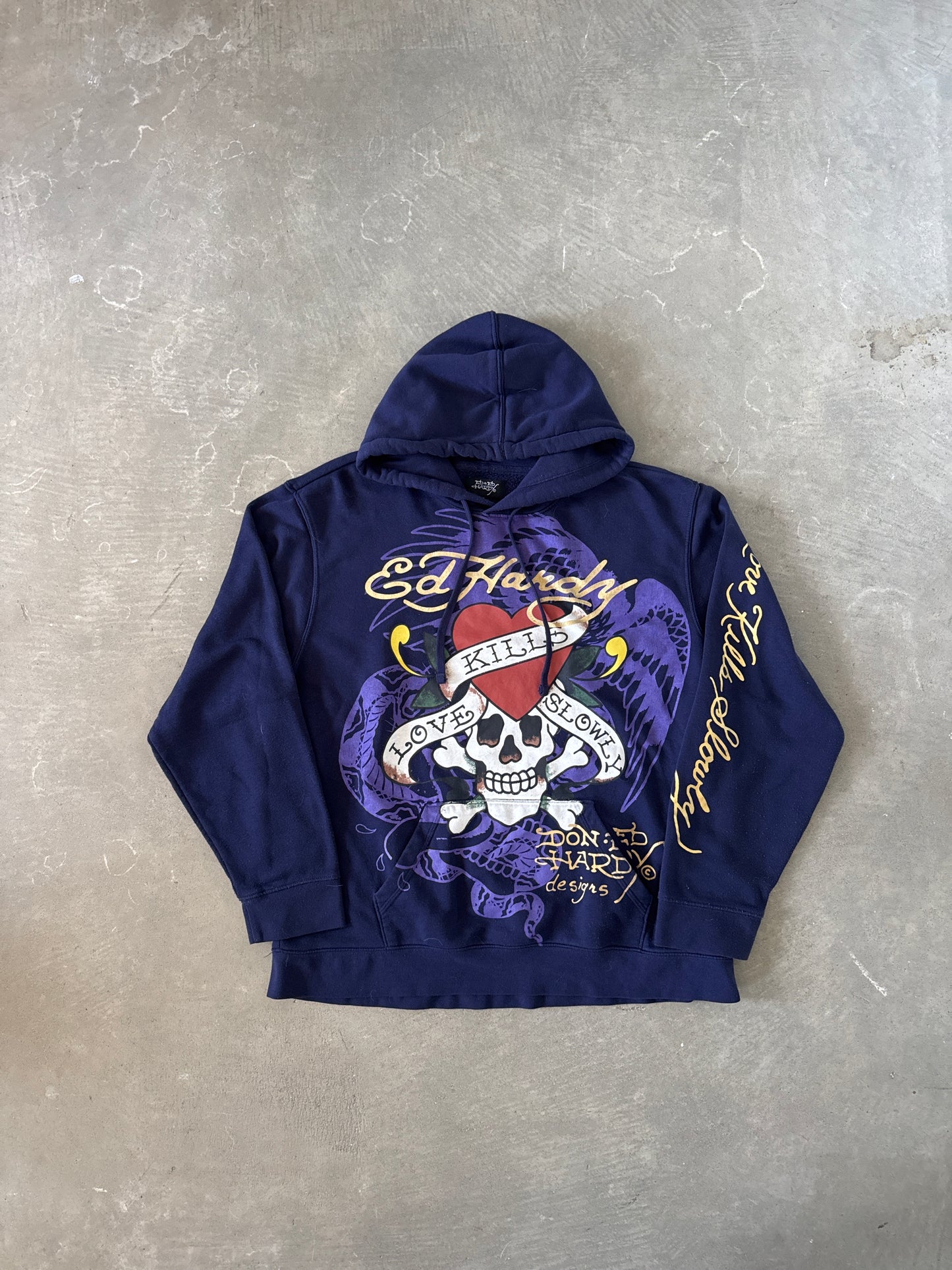 Ed Hardy Love Kills Slowly Hoodie