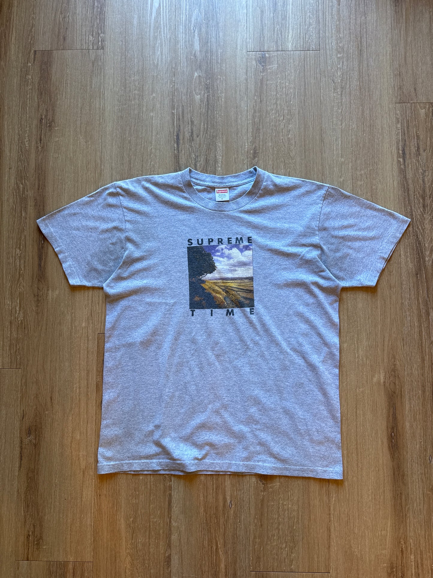 Supreme Heather Grey Time Tee