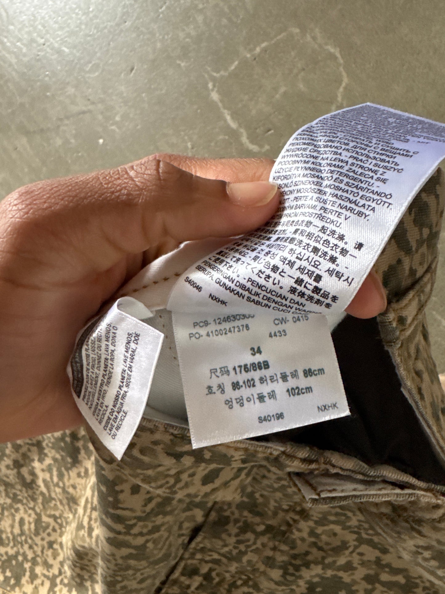 Levi’s Digi Camo Cargo Shorts