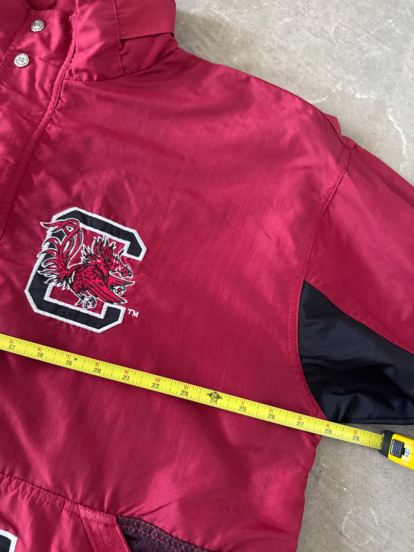 Vintage 90s Russell Athletic University Of South Carolina Gamecocks Windbreaker Pullover